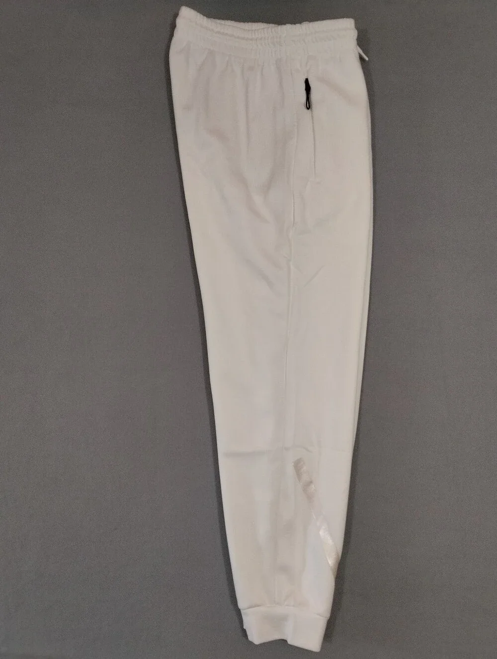 Adidas Z.N.E Jogger Pants Mens Large Tall White Drawstring Running Training NWT